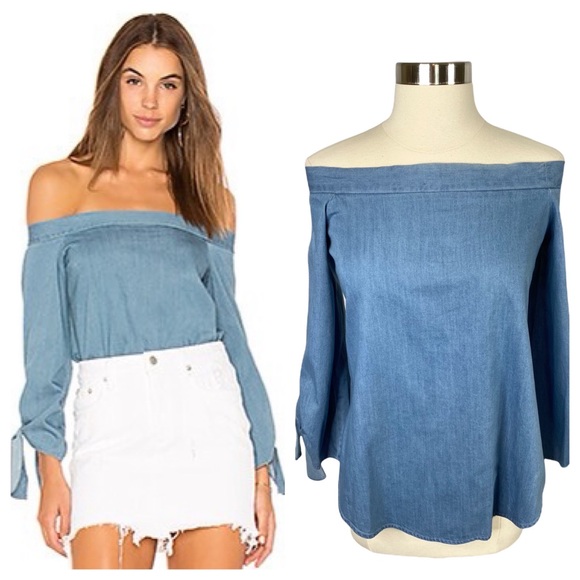 Central Park West Boulder Off-the-Shoulder Blouse - Size Small - Picture 3 of 8